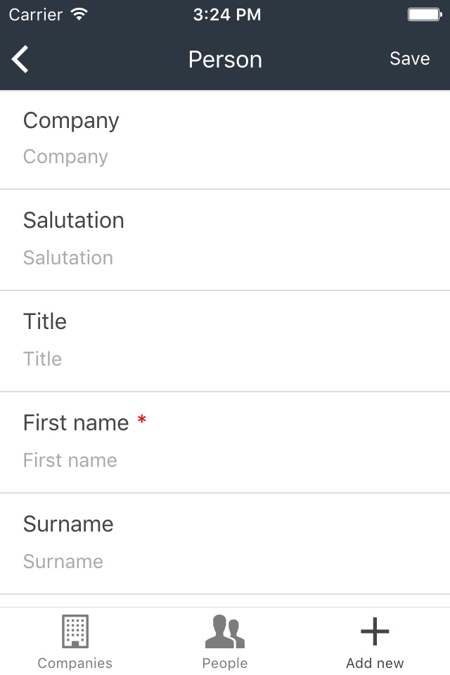 Captec CRM screenshot 4