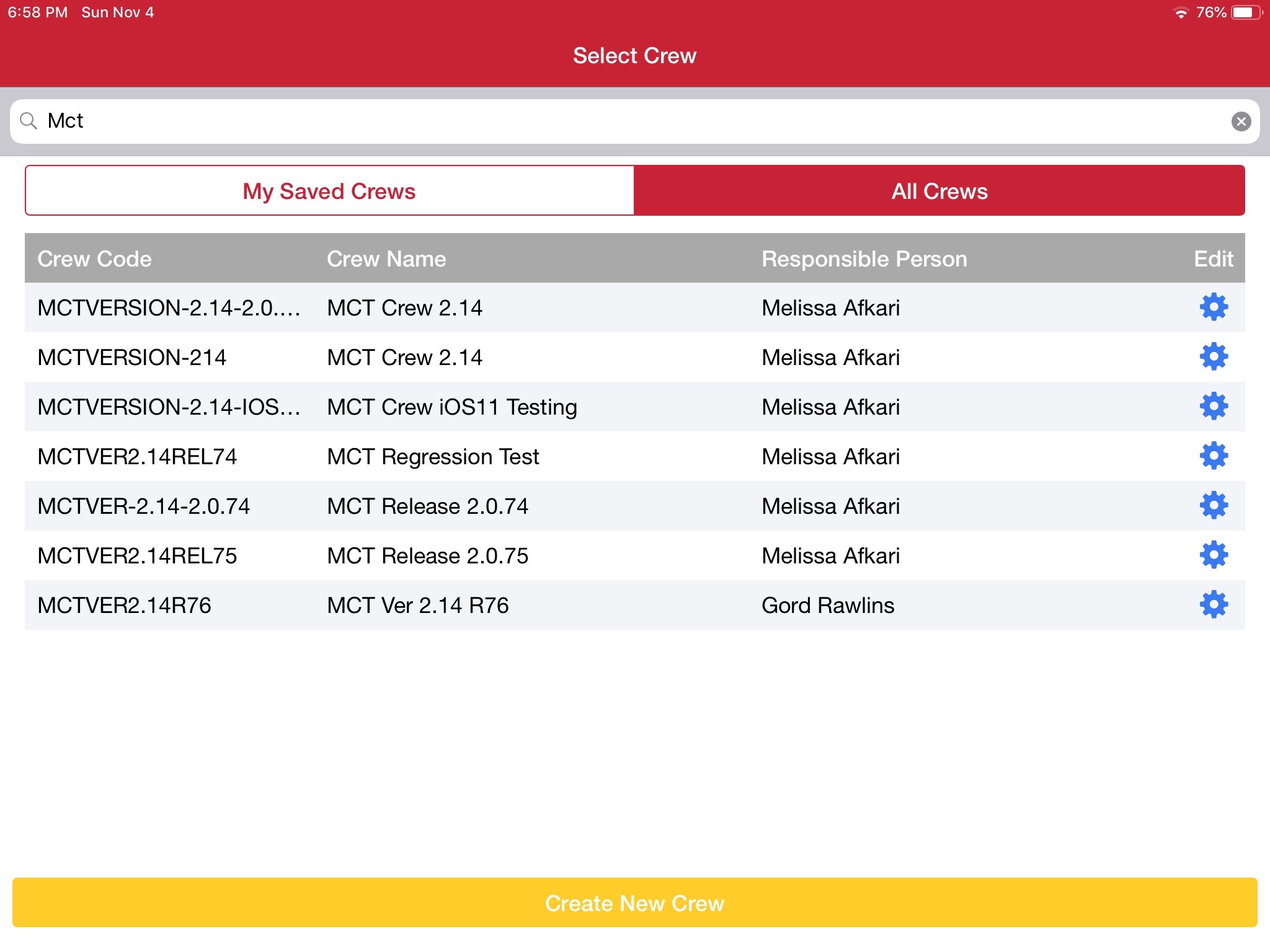 CMiC Mobile Crew Time screenshot 2