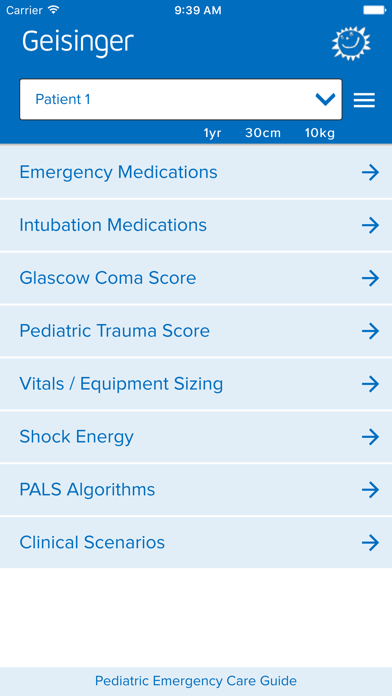 Geisinger Peds Emergency Guide Screenshot