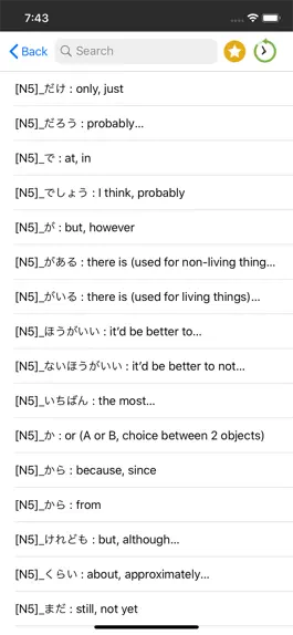Game screenshot Japanese Grammar apk