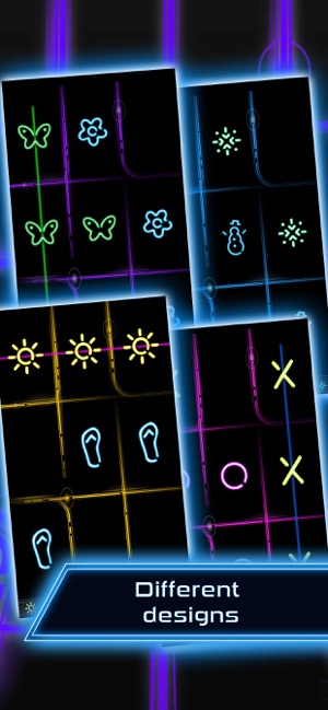 Tic Tac Toe - Glow, XO Game  App Price Intelligence by Qonversion