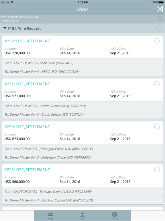 Screenshot #4 pour Arcesium Mobile