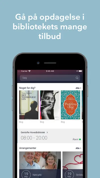 Biblioteket DK iPhone-skjermbilde 1