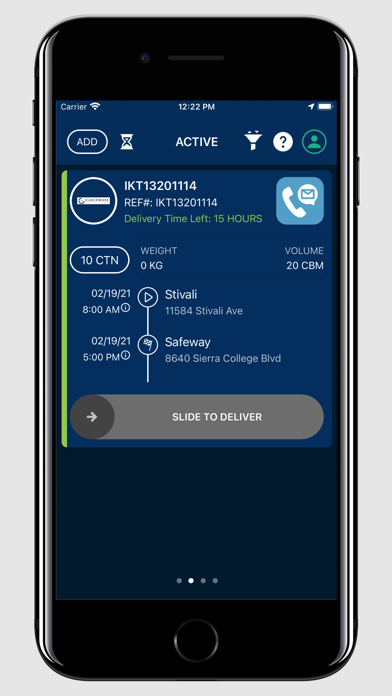 Maersk Delivery Screenshot
