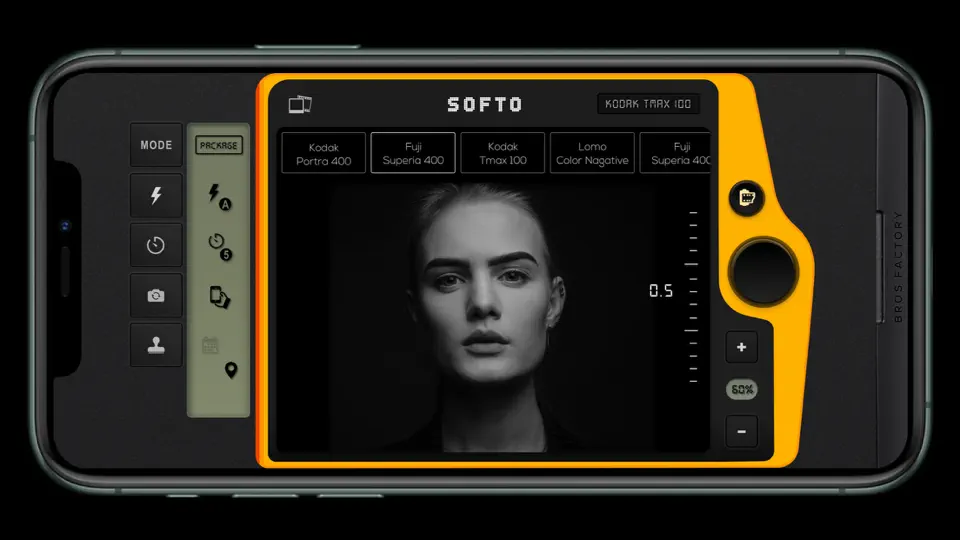 Captura de pantalla de SOFTO - Polar Camera en iPhone 2