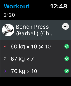 ‎Strong Workout Tracker Gym Log Capture d'écran