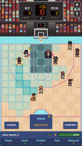 Hoop League Tactics screenshot
