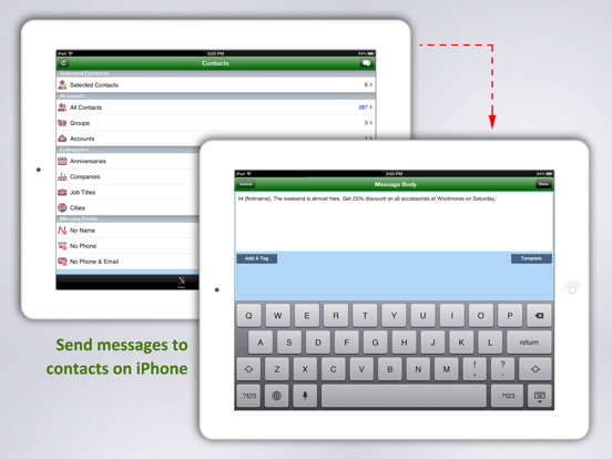 SA Group Text Lite iPad screenshot