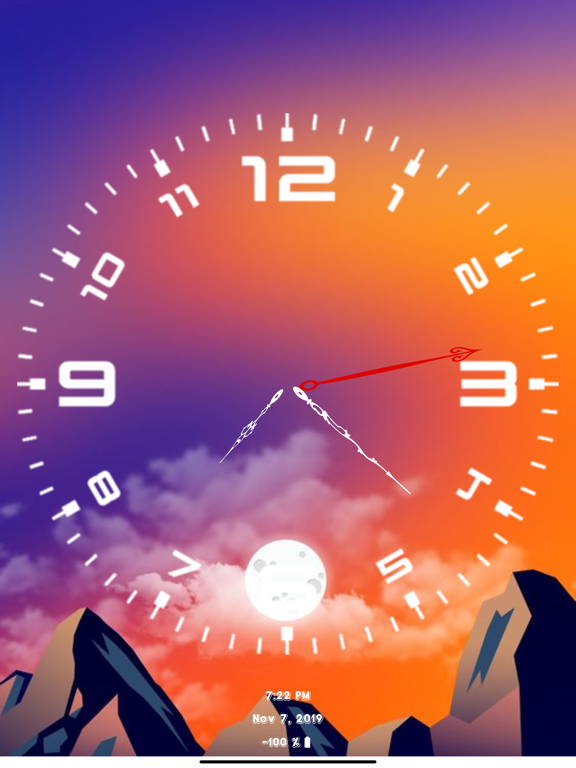 Analog Clock Face-Clock Widget iPad screenshot
