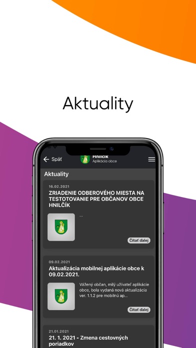 Obec Hnilčík Screenshot