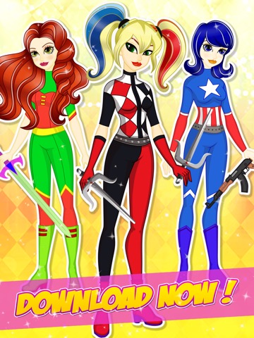 Super Hero Girls Dress Upのおすすめ画像5