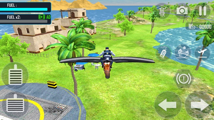 Flying Motorbike: Bike Games screenshot-0