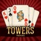 Towers TriPeaks Solitaire is your adventure in the 