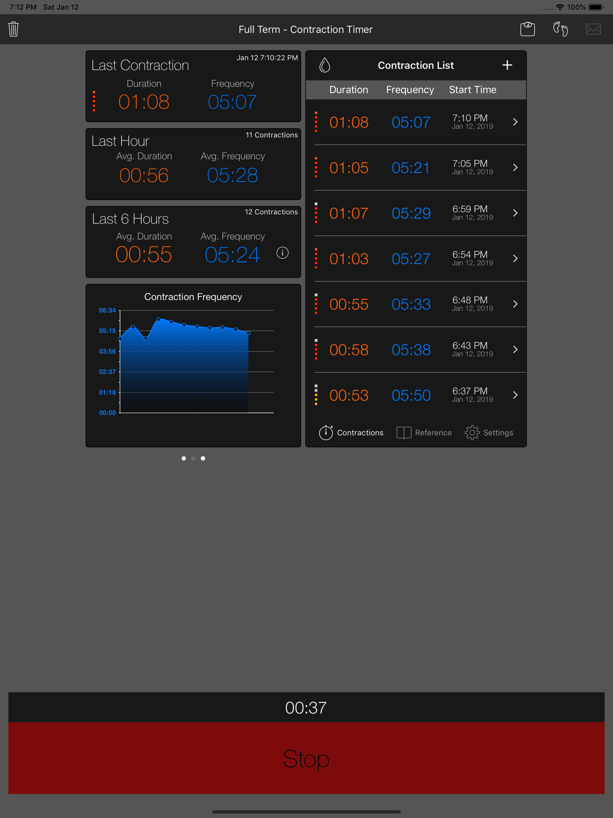 Full Term - Contraction Timer