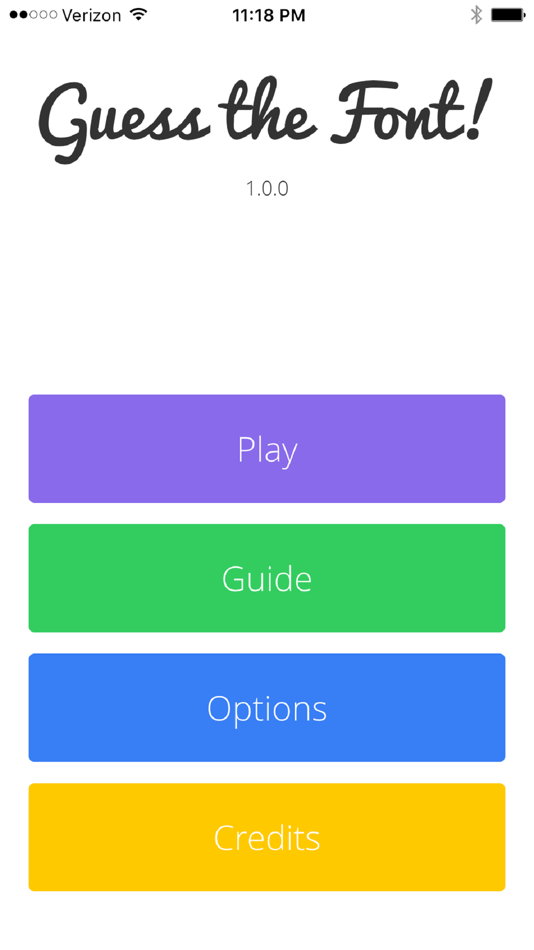 #1. Guess the Font! (iOS) 由: Nathan Leung