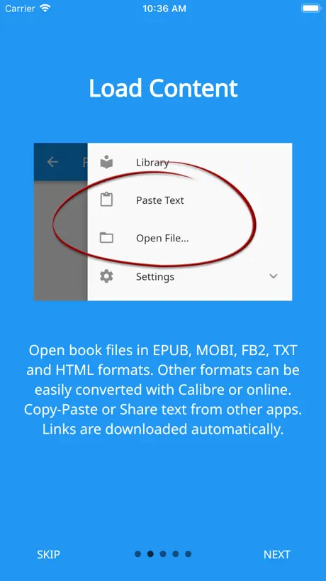FLOOX reader