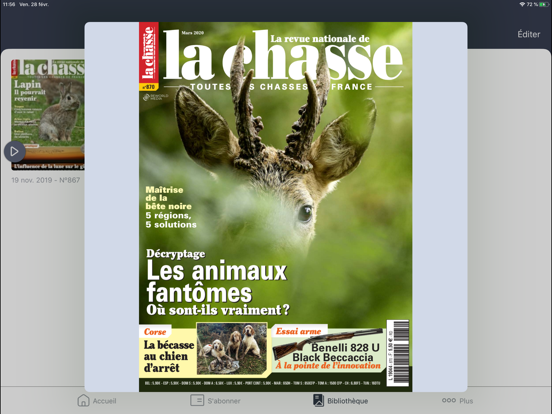 Revue Nationale de la Chasse iPad screenshot