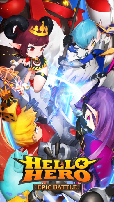 Screenshot #1 pour Hello Hero Epic Battle: 3D RPG