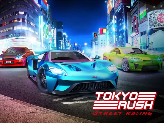 Tokyo Rush: Street Racing iPad app afbeelding 1