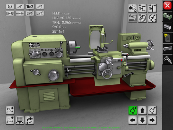 1K62 Lathe Simulator iPad app afbeelding 1
