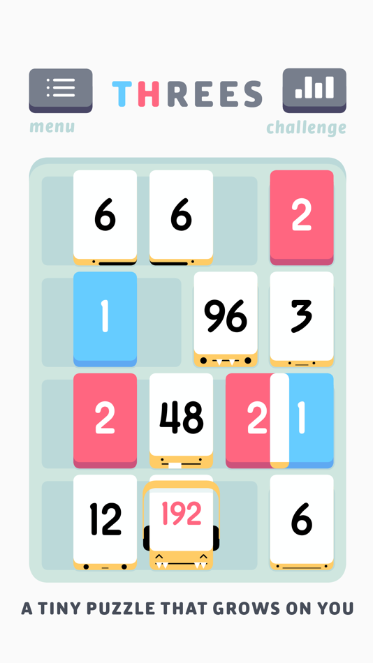 #1. Threes!+ (iOS) 由: Sirvo LLC