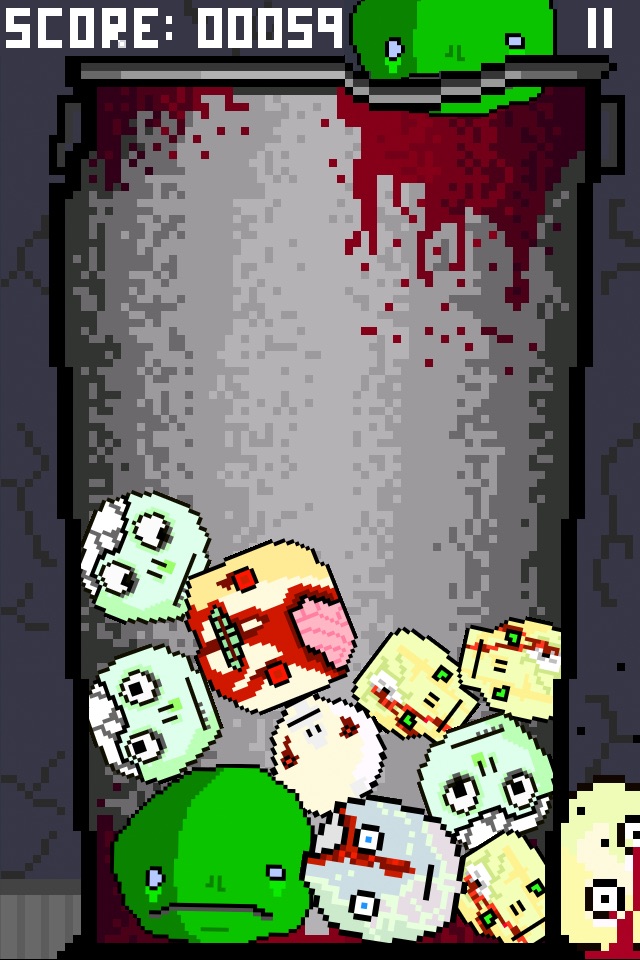 Zombie Heads - a matching game screenshot 2