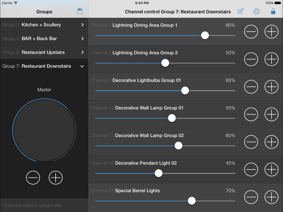 #4. Light Control (iOS) 由: Mangelberger Elektrotechnik GmbH