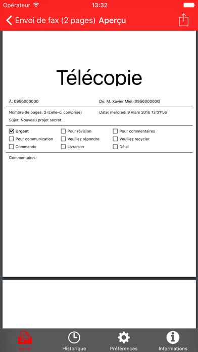 Screenshot #3 pour Fax for Freebox