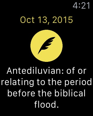 Screenshot #10 for Word of the day