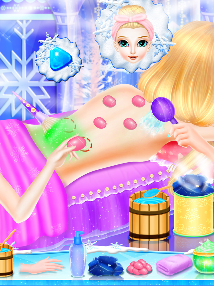 Ice Queen Makeup Spa-Girl Game