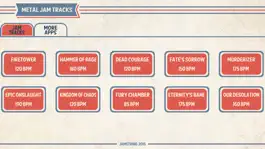 Game screenshot Metal Guitar Jam Tracks hack