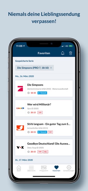 Tv Movie Tv Programm Im App Store