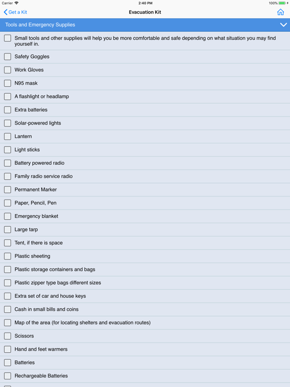 Tooele Ready App iPad screenshot 2 - Utilities app