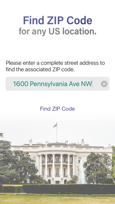 ZIP Code Lookup & Search Screenshot