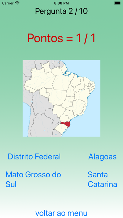 Screenshot #3 pour Estados do Brasil - Jogo