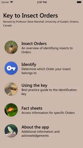Game screenshot Key to Insect Orders - Revised apk