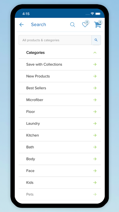 Norwex Shopping Screenshot