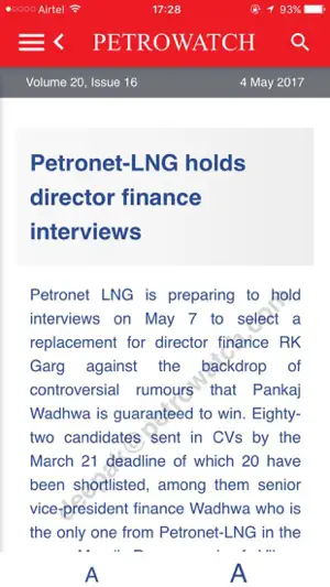 PETROWATCH screenshot 2