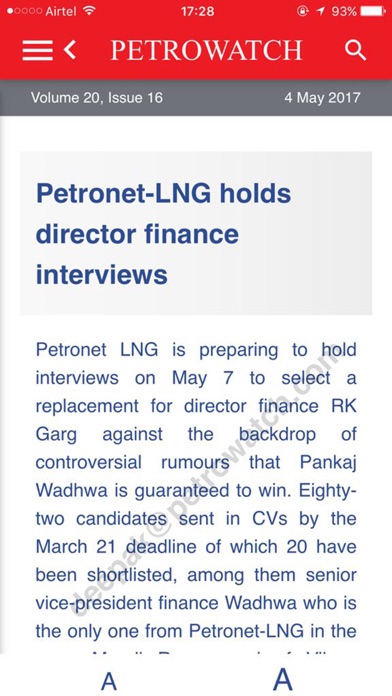 PETROWATCH Screenshot
