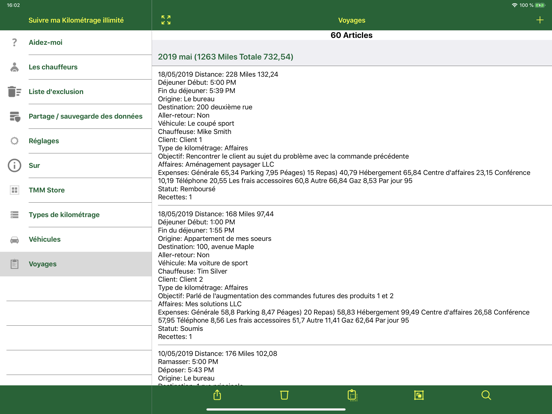Screenshot #4 pour Track My Mileage Unlimited
