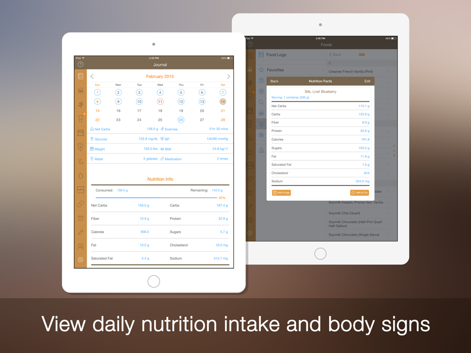 Daily Carb for iPad - 3.1.1 - (iOS)