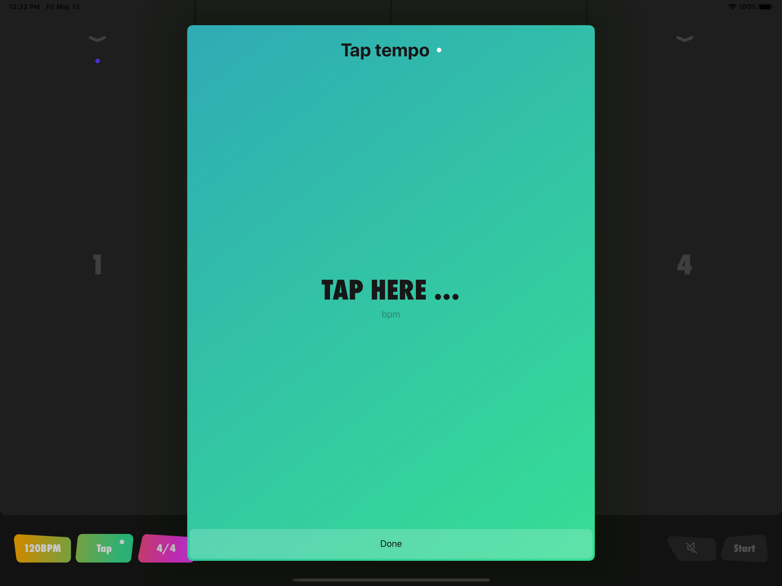 Haptic Metronome