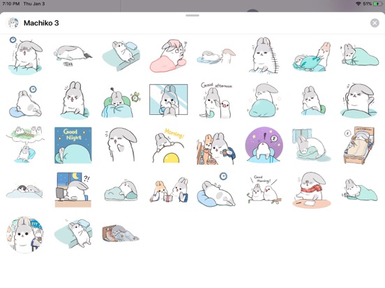 Screenshot #4 pour Rabbit Moji Pun Funny Stickers
