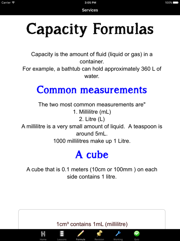 Screenshot #6 pour Capacity Maths