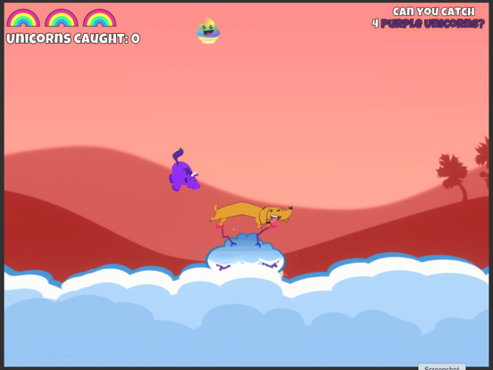 Unicorn Catch iPad screenshot 3 - Games app
