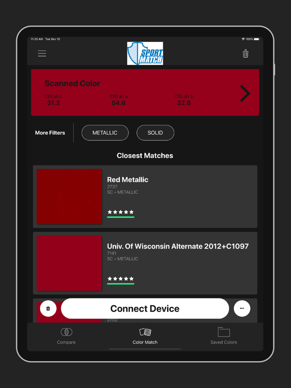 Sportmatch® iPad screenshot 1 - Utilities app