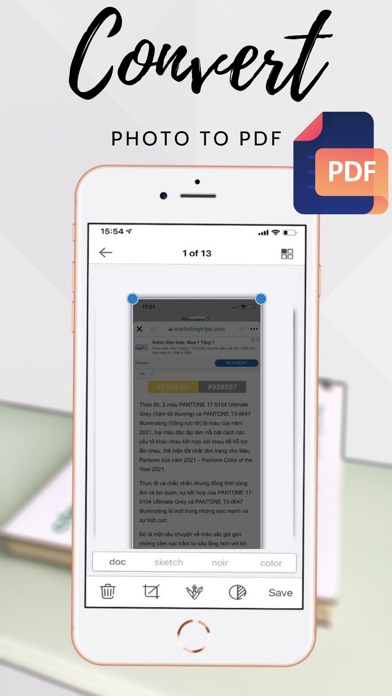 ID Scanner - Tapscanner to PDF Screenshot