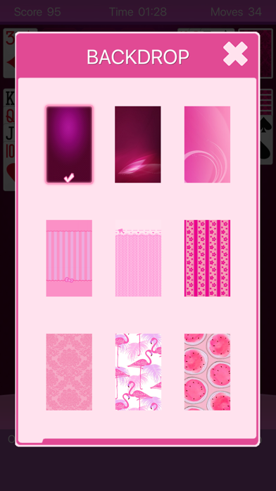 Pink Solitaire Screenshot