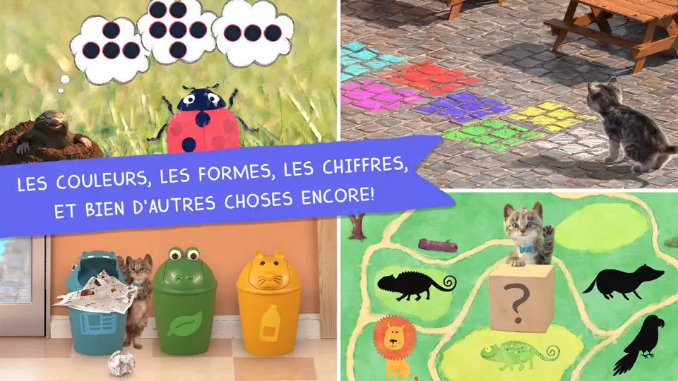 Capture d'écran de Chat Mignon: Jeux Préscolaire sur iPhone 3