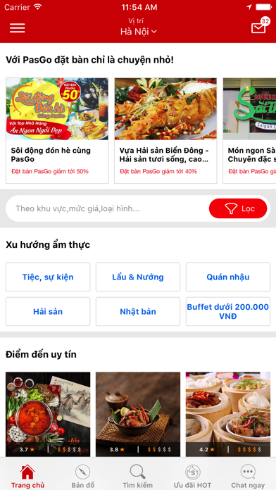 How to cancel & delete PasGo Đặt bàn nhà hàng ưu đãi from iphone & ipad 1